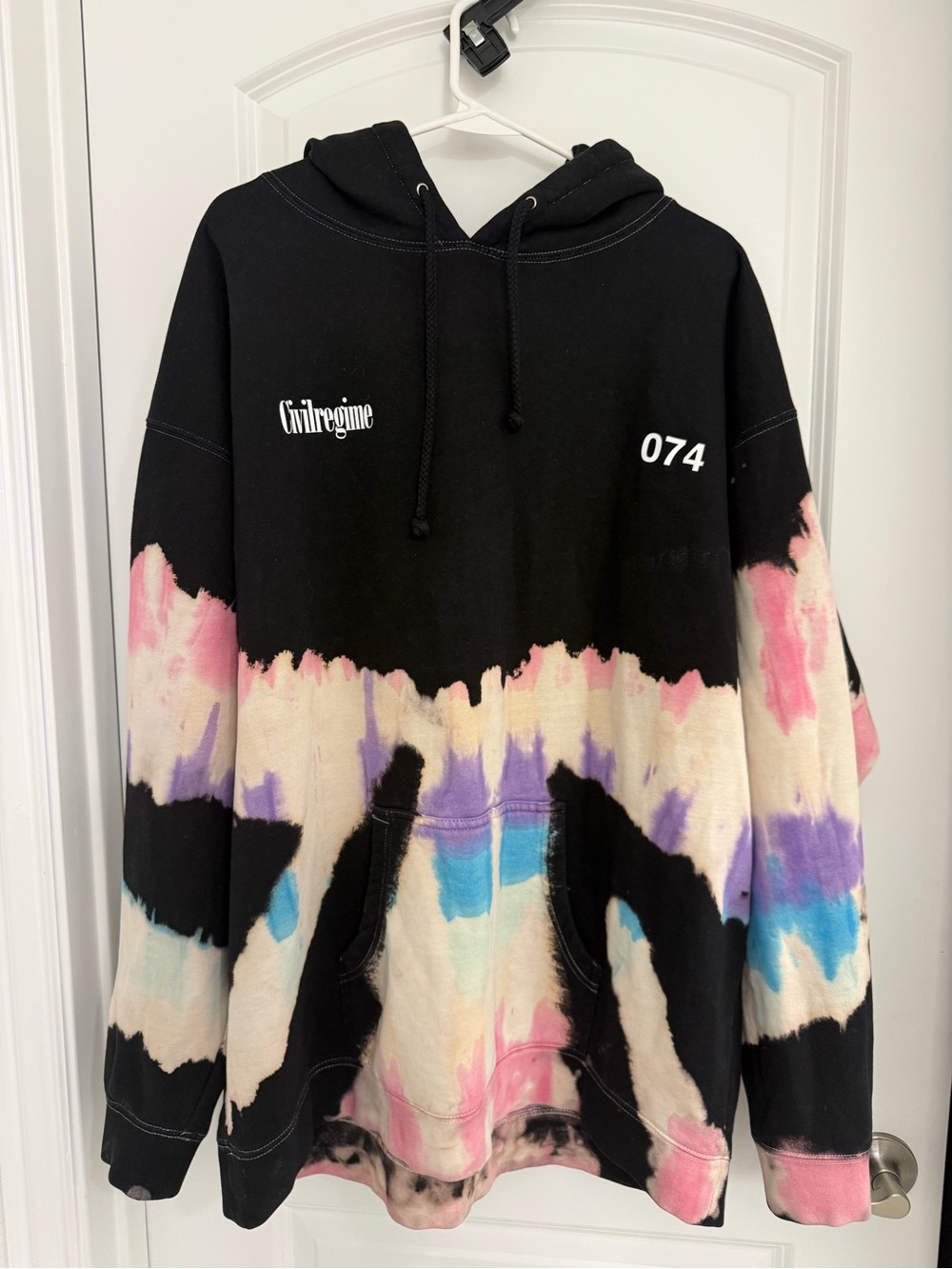 Civil Regime Black tie-dye Hoodie